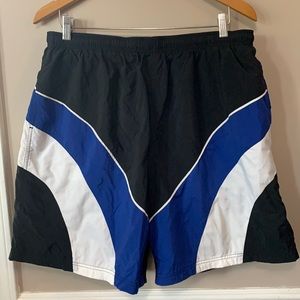 R & Y Sport Men’s XL Black Pattern Swim Shorts